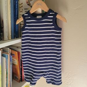Striped Soft Shortie Onesie